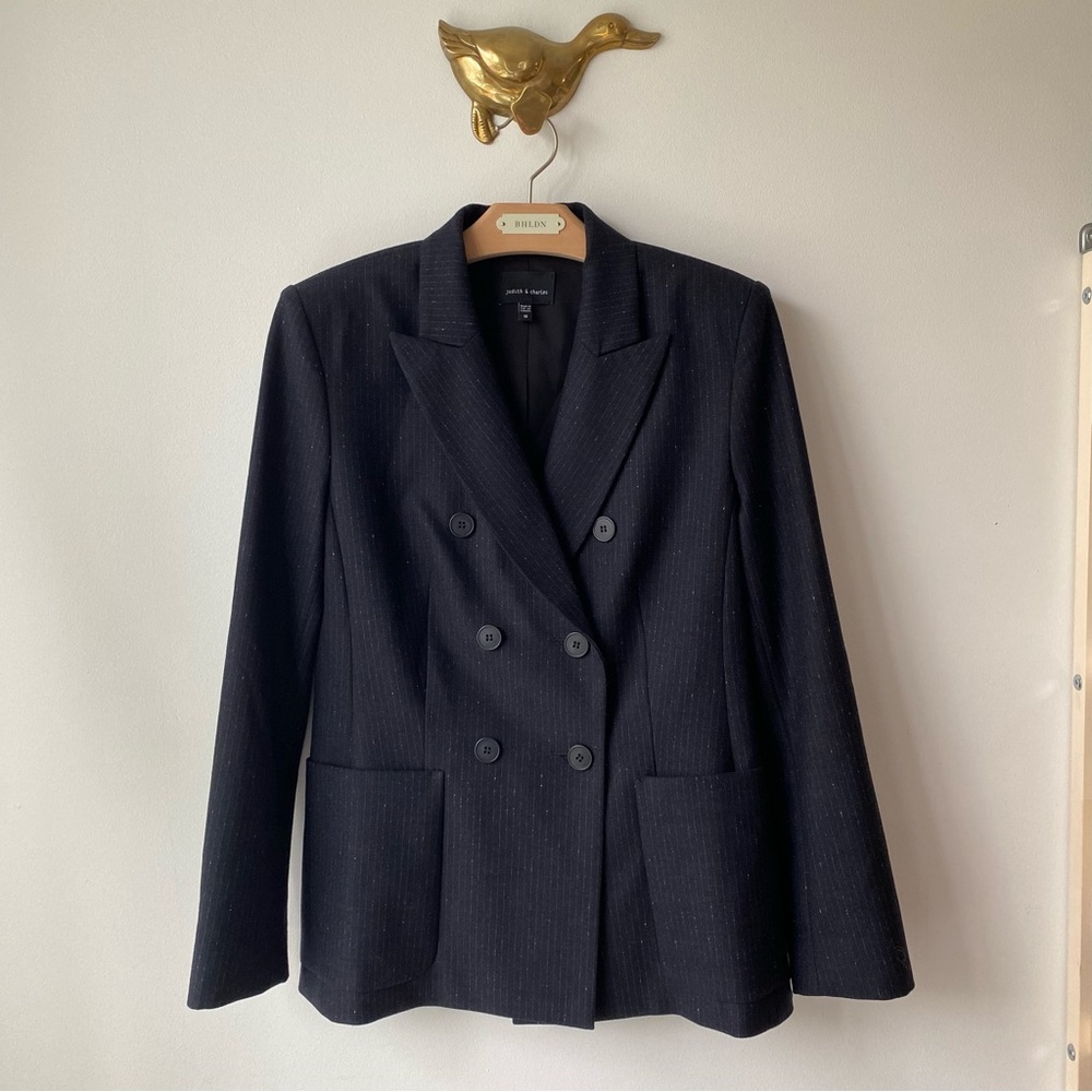 Judith & Charles • Virgin Wool Blazer Sz 10
